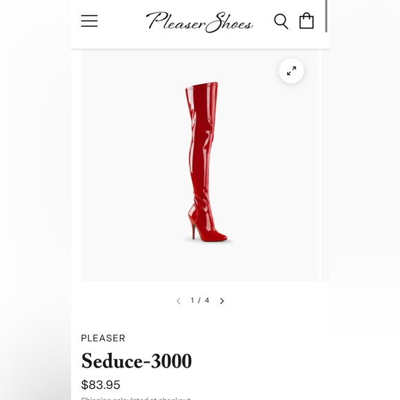 Seduce-3000 Pleaser Boots - Picture 1 of 4